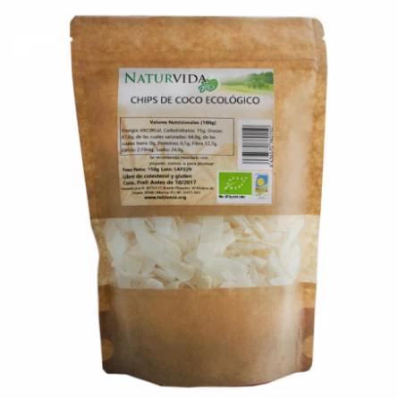Chips de Coco Bio Naturvida 150 gr