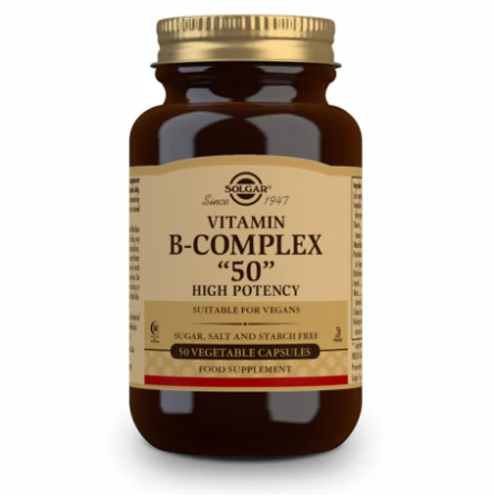 Vitaminas B-Complex 50 Comprimidos Solgar