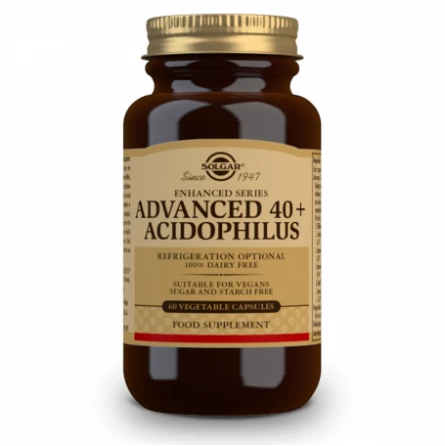 Solgar 40+ Acidophilus Avanzado 60 cápsulas