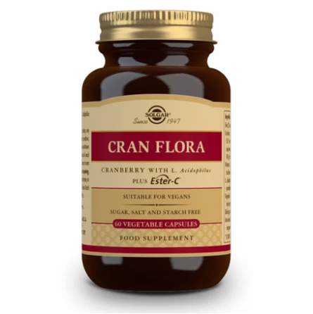 Cran Flora 60 cápsulas Vegetales Solgar