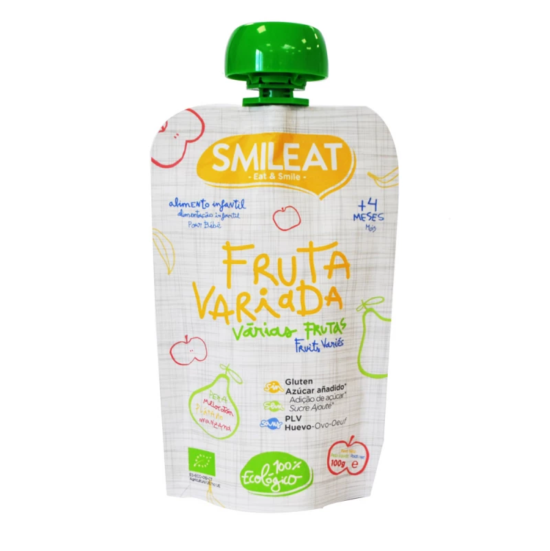 Comprar Smilitos snacks con fresa y plátano ecológico, sin gluten desde 8  meses bolsa 25 g 0% azúcares añadidos y sin sal añadida · SMILEAT ·  Supermercado Supermercado Hipercor
