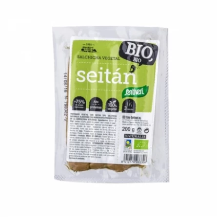 Salchicha Vegetal de Seitán Bio 200 gr Santiveri Salchicha Vegetal de Seitán Bio 200 gr Santiveri