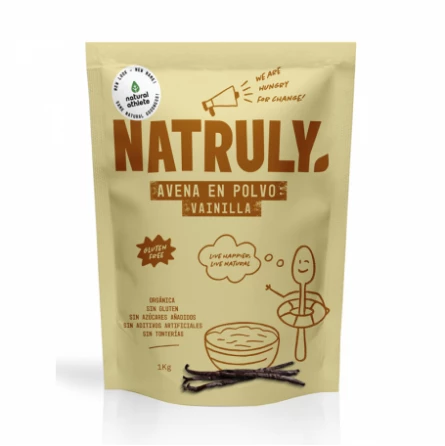 Natural Avena Polvo Vainilla 1 kg Natruly