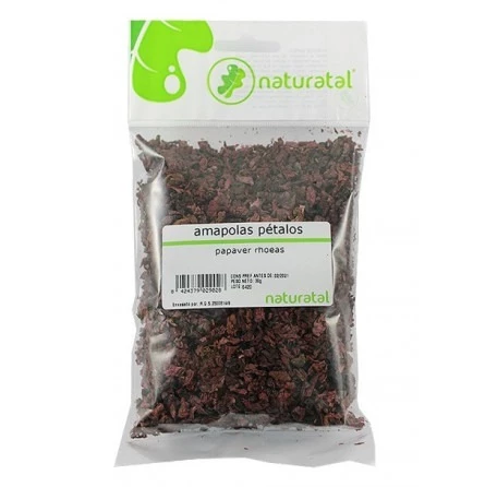 Infusión de Pétalos de Amapola (Papaver rhoeas) 30gr Naturatal