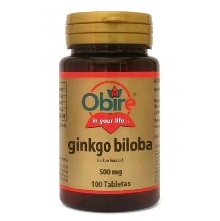 Ginkgo Biloba Mejora Circulación Obire 100 tabletas