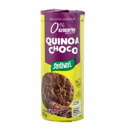 Galletas Digestive Quinoa Choco 175 gr Santiveri Galletas Digestive Quinoa Choco 175 gr Santiveri