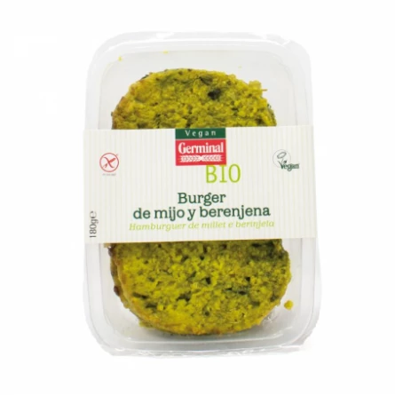 Hamburguesas de Berenjena y Mijo Sin Gluten Germinal 180 gr