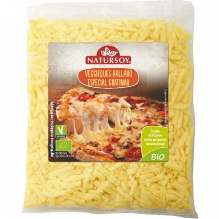 Queso Vegano Rallado Especial Gratinar Bio Natursoy 200 gr