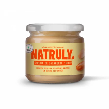 Crema Bio de Cacahuete 100% Natruly 300 gr