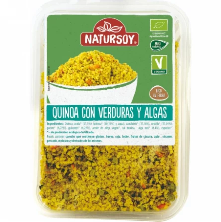 Quinoa con Verduras Bio Natursoy 300 gr