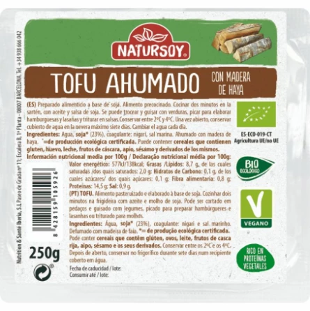 Tofu Ahumado Bio Natursoy 250 g