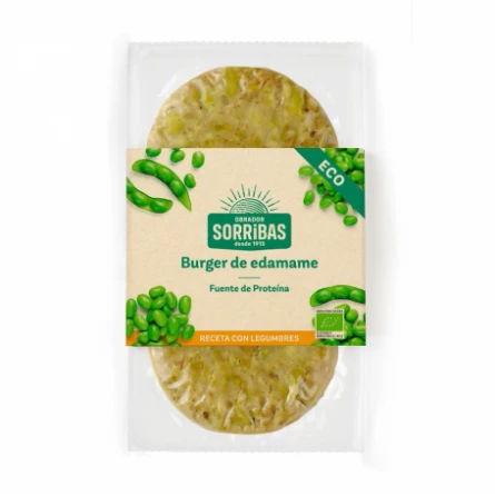 Hamburguesas Bio de Edamame Obrador Sorribas 160 gr