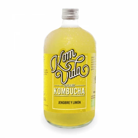 Té Kombucha de Jengibre y Limón Komvida 750 ml