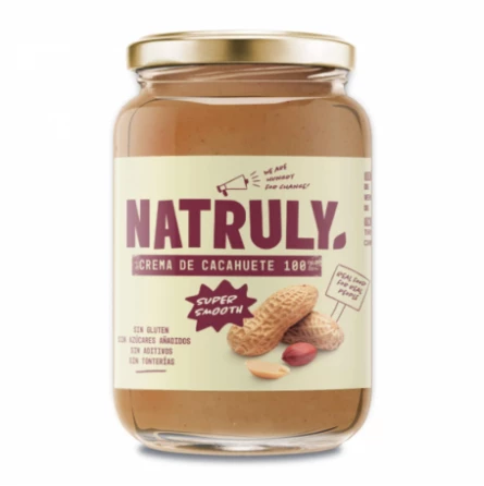 Crema de Cacahuete Smoothy Natruly 500 gr