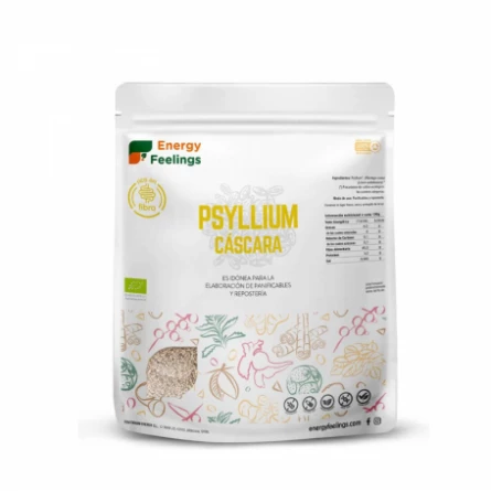 Psyllium Entero Cáscara Eco Energy Feelings 500 gr Psyllium Entero Cáscara Eco Energy Feelings 500 gr