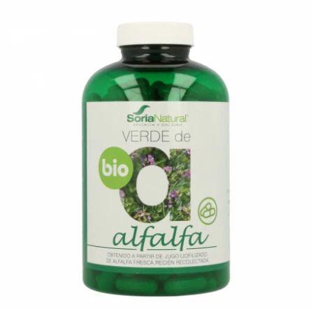 Verde de Alfalfa Soria Natural 240 cápsulas