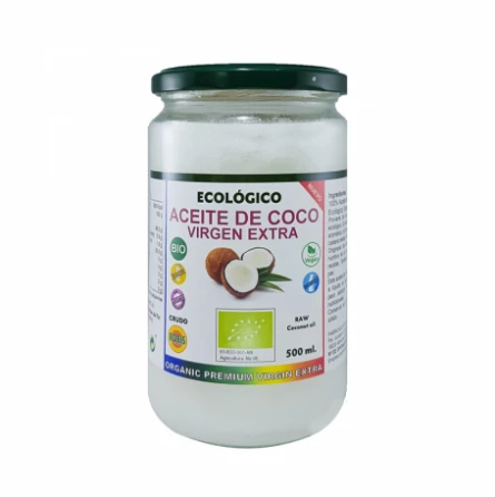 Aceite de Coco Virgen Extra Eco Robis 500 ml