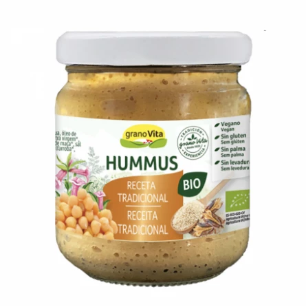 Hummus Tradicional Bio Granovita 175 gr