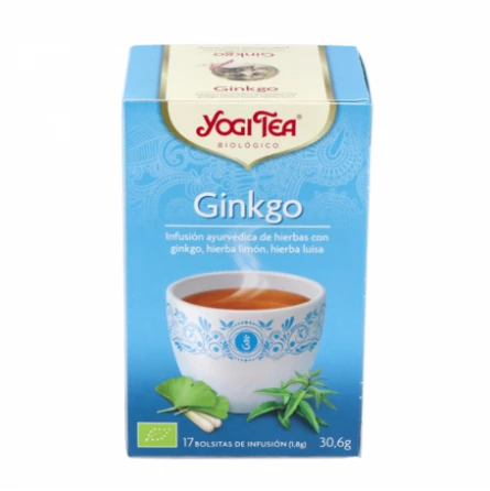 Té Ginkgo Eco Yogi Tea 17 Bolsitas