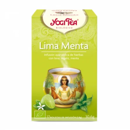 Té Lima Menta Eco Yogi Tea 17 Bolsitas