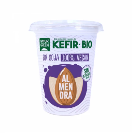 Kefir Vegano Eco Almendra Natural Naturgreen 400 gr