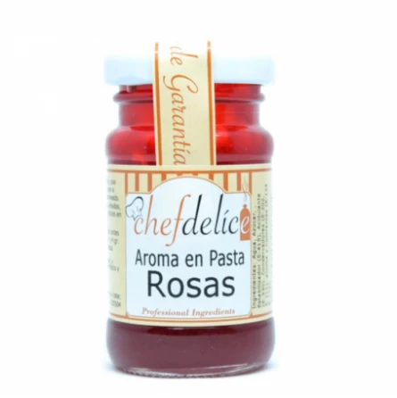 Aroma en Pasta Rosas Chefdelice 50 gr Aroma en Pasta Rosas Chefdelice 50 gr