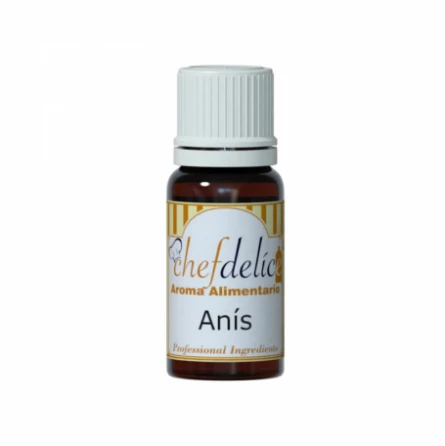 Aroma Concentrado de Anís Chefdelice 10 ml