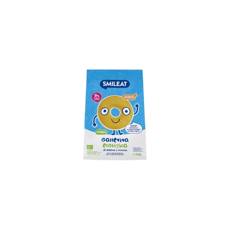 Smileat Galletas Infantiles Espelta con Manzana