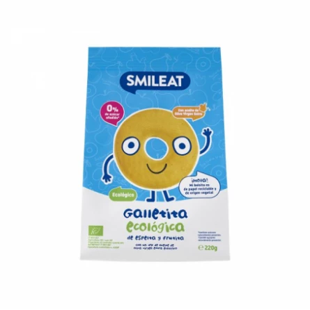 Galletas de Espelta con Manzana BIO Smileat 220 gr