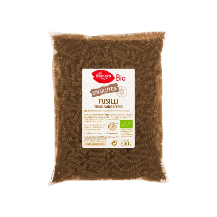 Fusilli de Trigo Sarraceno Bio El Granero Integral 500 gr Fusilli de Trigo Sarraceno Bio El Granero Integral 500 gr