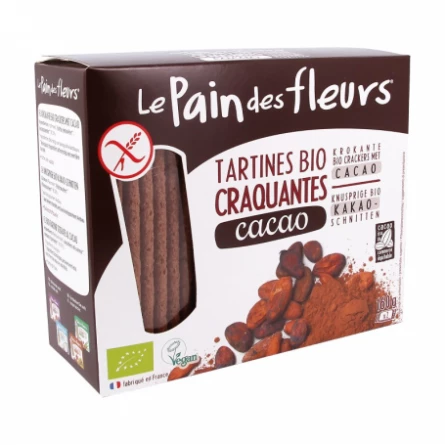 Cracker de Cacao Le Pain Des Fleurs 160 gr