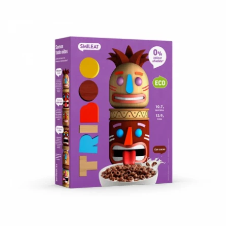 Cereales Triboo Cacao Bio Smileat 300 gr Cereales Triboo Cacao Bio Smileat 300 gr