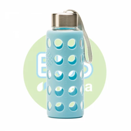 2Pz Botella Agua Acero Inoxidable y Tritan Antifugas Sin Bpa