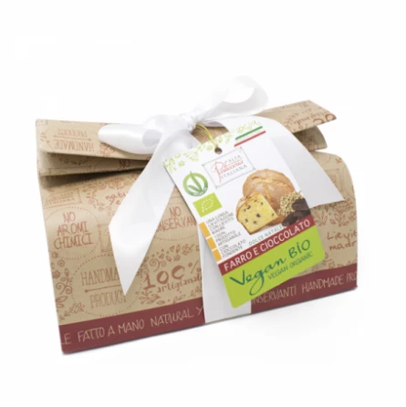 Panettone de Espelta y Chocolate Bio Gran Natale 750 gr Panettone de Espelta y Chocolate Bio Gran Natale 750 gr