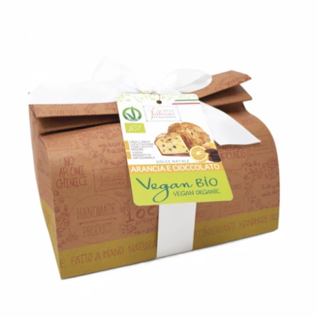 Panettone de Chocolate y Naranja Bio 750 gr Panettone de Chocolate y Naranja Bio 750 gr