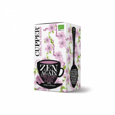 Infusión Zen Again Bio 20 bolsitas Cupper