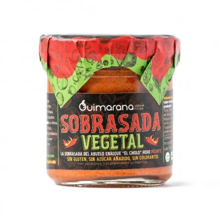 Sobrasada Vegetal Picante Guimarana 130 gr