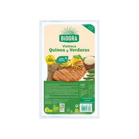 Vistecca de Quinoa y Verduras Biográ 155 gr