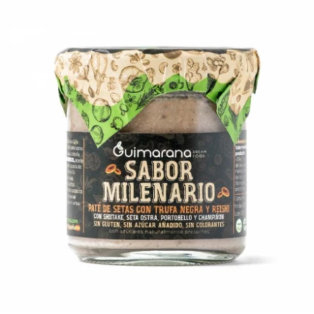 Paté de Setas y Trufa sabor Milenario Guimarana 130 gr