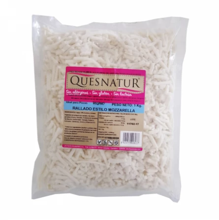 Queso Rallado Mozzarella Natuqués 1 kg