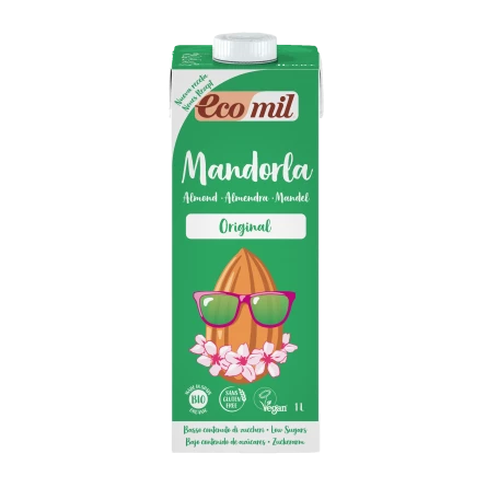 EcoMil Mandorla Original de Almendras Bio NaturGreen 1 L