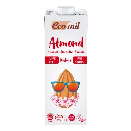 EcoMil Bebida de Almendras Nature Bio NaturGreen 1 L