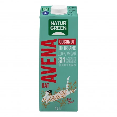 Bebida de Avena y Coco Bio Naturgreen 1 L