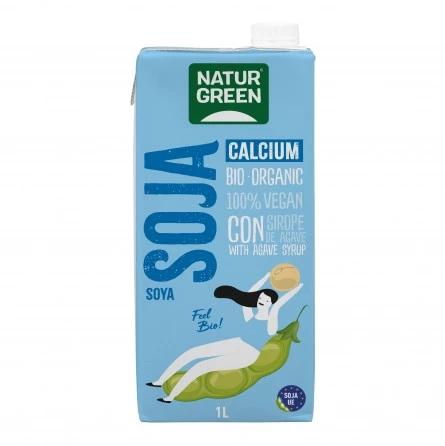 Bebida de Soja con Calcio Bio NaturGreen 1 L