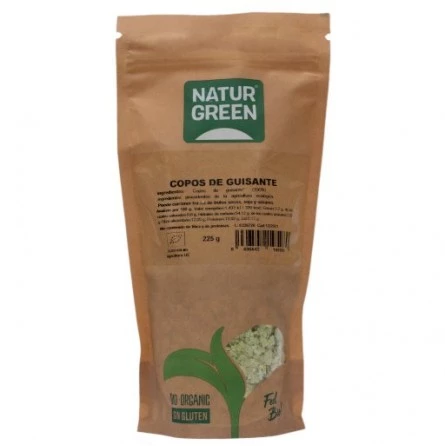 Copos de Guisante Bio NaturGreen  225 gr