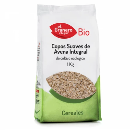 Copos Suaves de Avena Integral Bio El Granero Integral 1 Kg