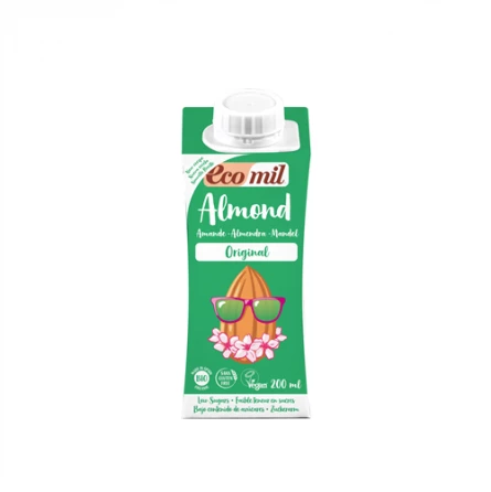 Ecomil Bebida De Almendras Original Bio NaturGreen 200 ml