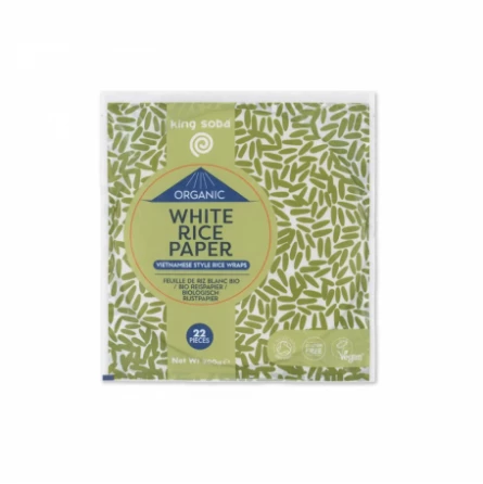 Papel de Arroz Bio King Soba 200 gr Papel de Arroz Bio King Soba 200 gr