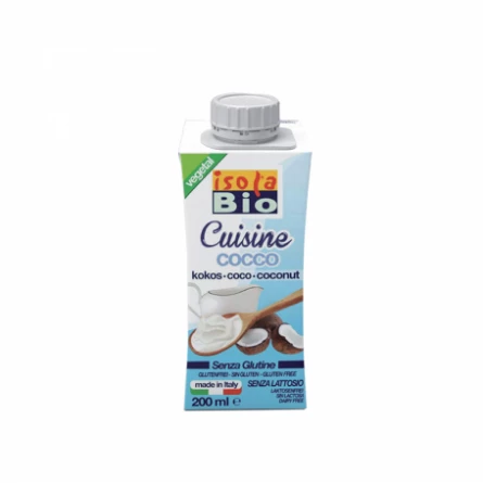 Crema para Cocinar de Coco Bio Isola Bio 200 ml