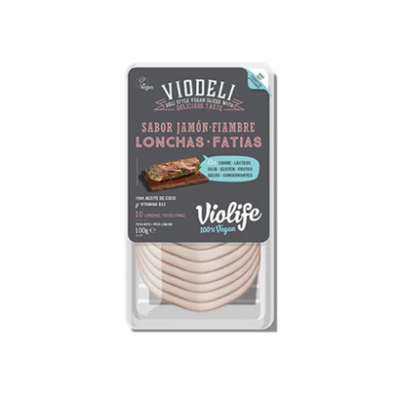 Lonchas Viodeli sabor Jamón Violife 100 gr